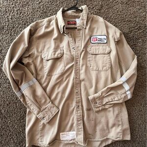 Bulwark Fire Resistant button up Denim Long Sleeves (4 in the lot)